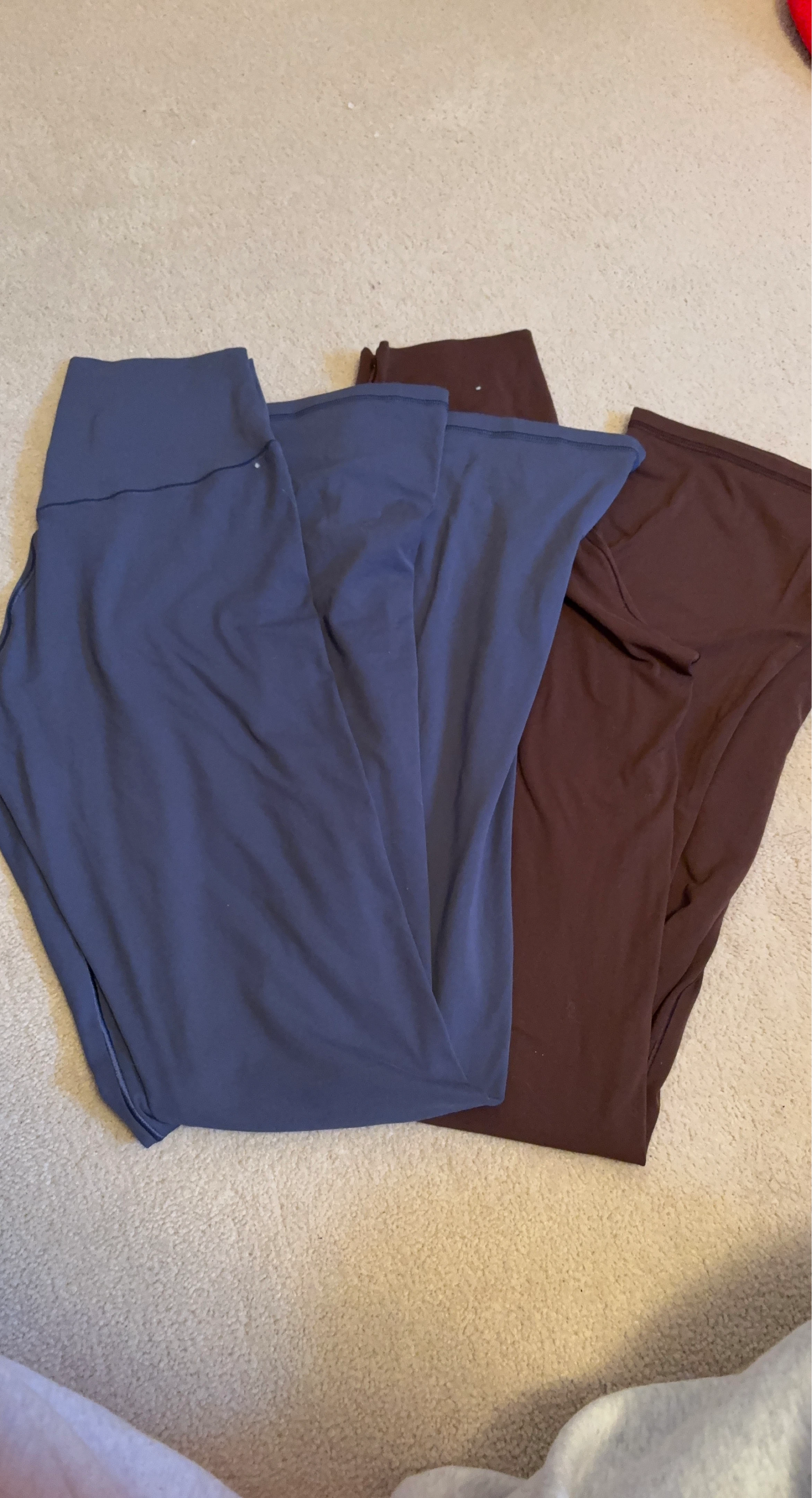 Two pairs of Ariea crossover Leggings