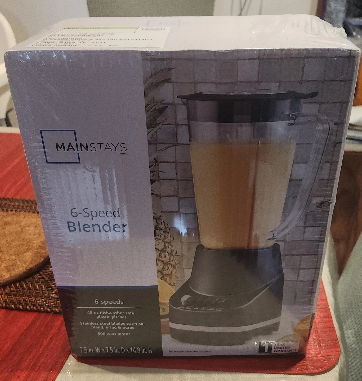 Mainstays 6-Speed Blender