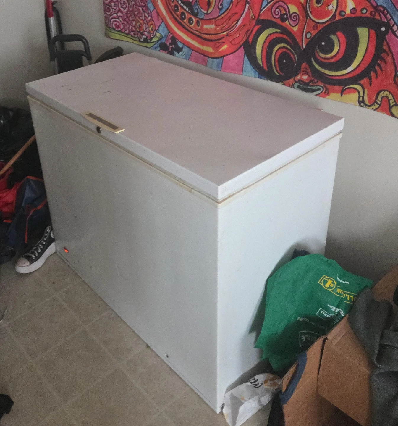 White Chest Freezer