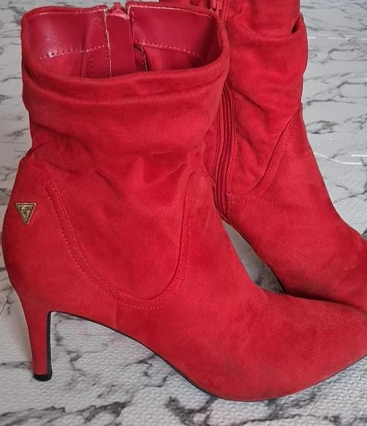 Guess Red Boots