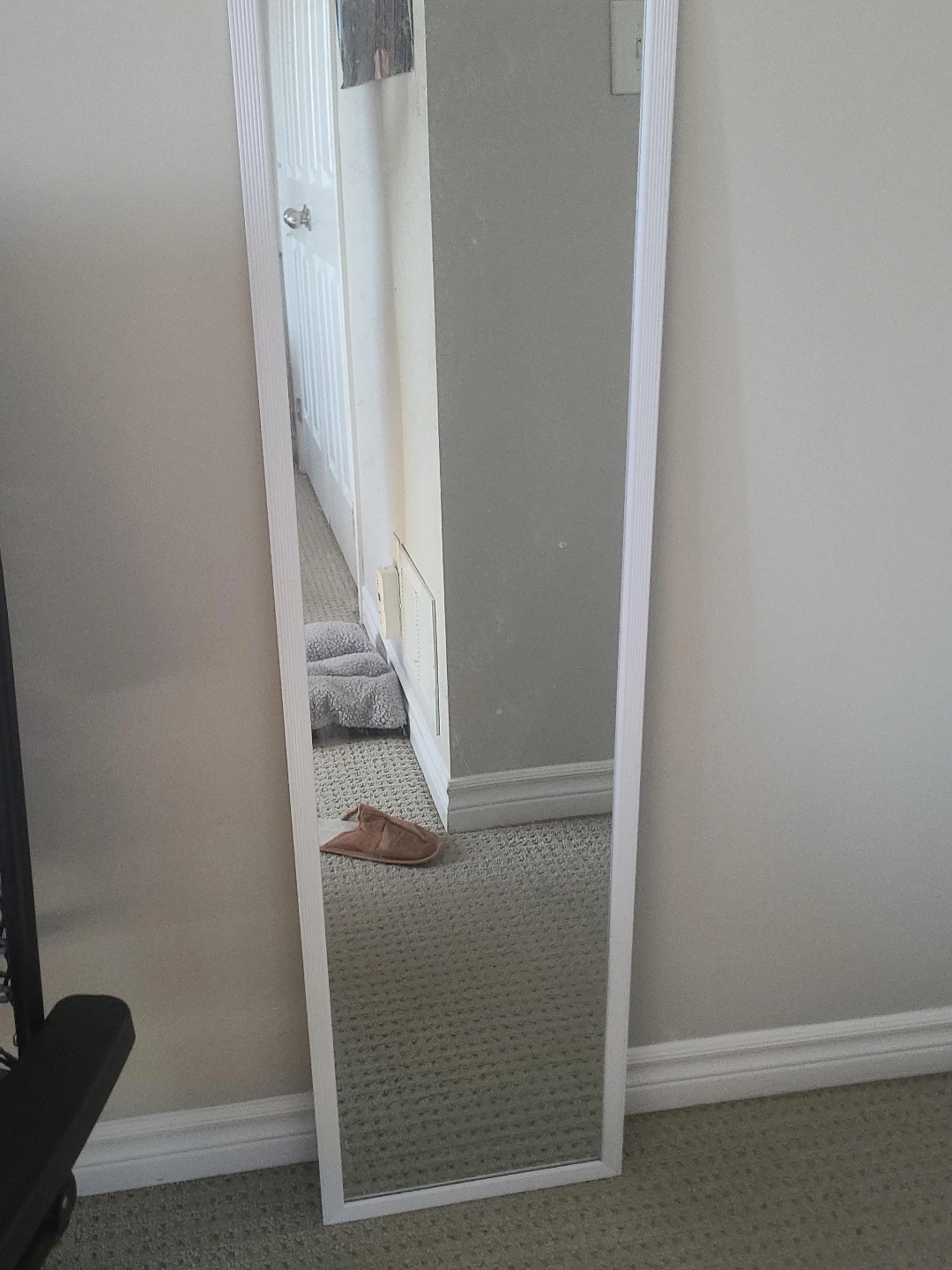 White Framed Full Length Mirror