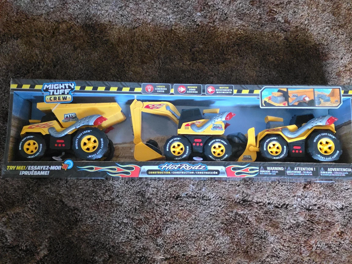 Mighty Tuff Crew Hot Rodz Construction Toy Set