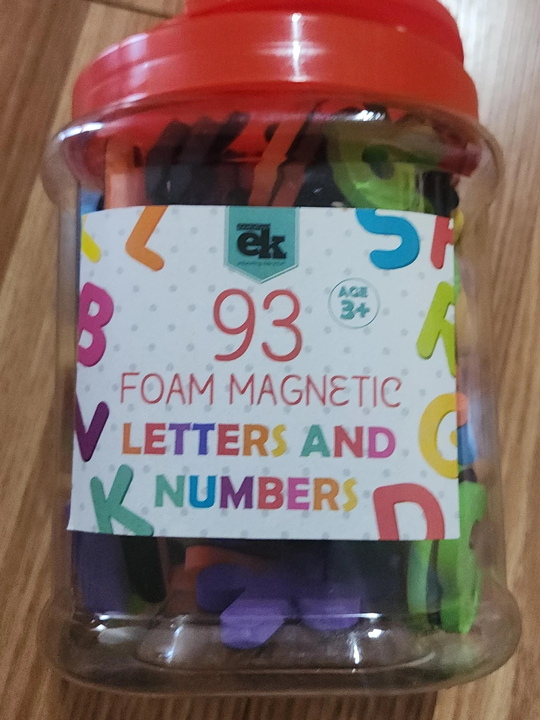 Edushape EK 93 Foam Magnetic Letters and Numbers