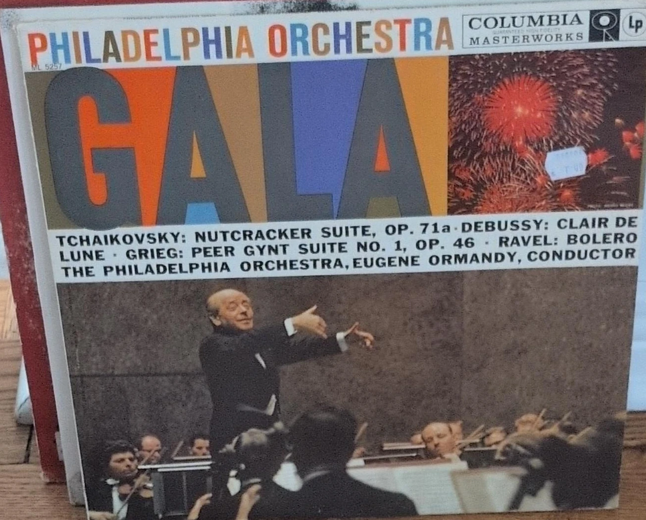 Philadelphia Orchestra Gala: Tchaikovsky, Debussy, Ravel LP
