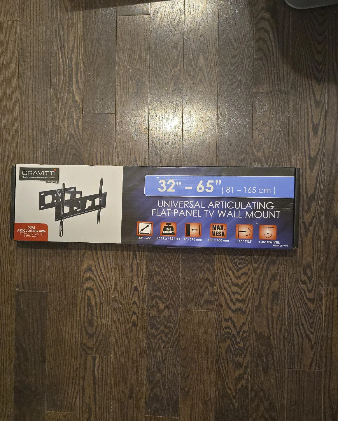 Gravitti 32"-65" Universal Articulating TV Wall Mount