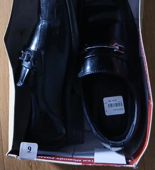 Black Loafer Shoes Size 9
