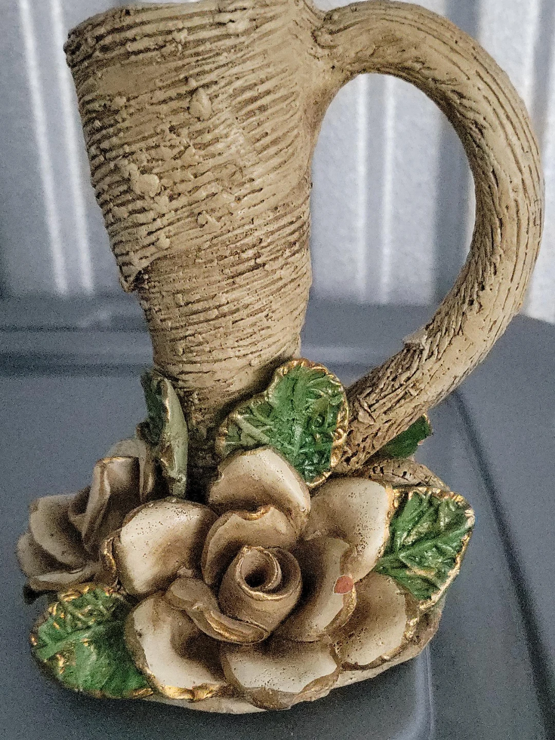 Decorative Miniature Pitcher with Roses