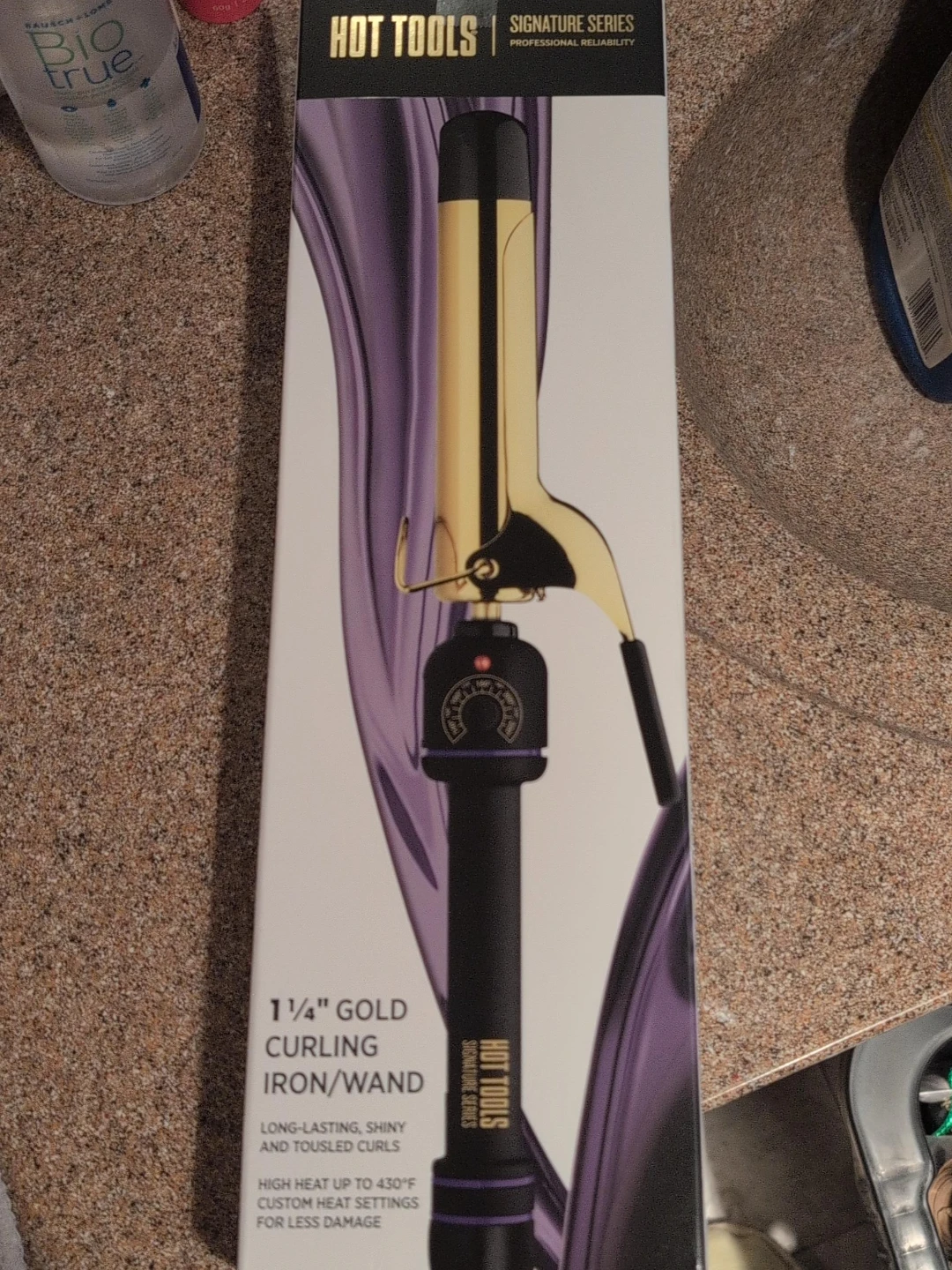 Hot Tools 1 1/4" Gold Curling Iron/Wand
