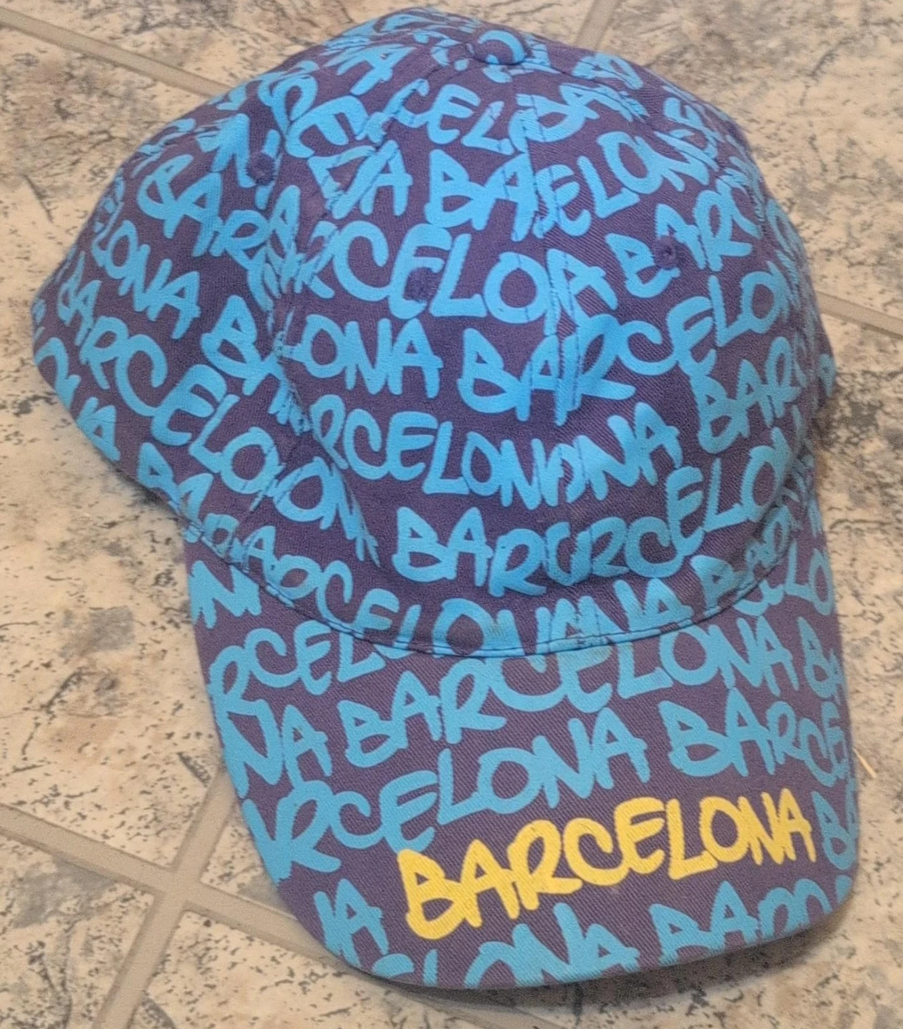 Barcelona All-Over Print Baseball Cap