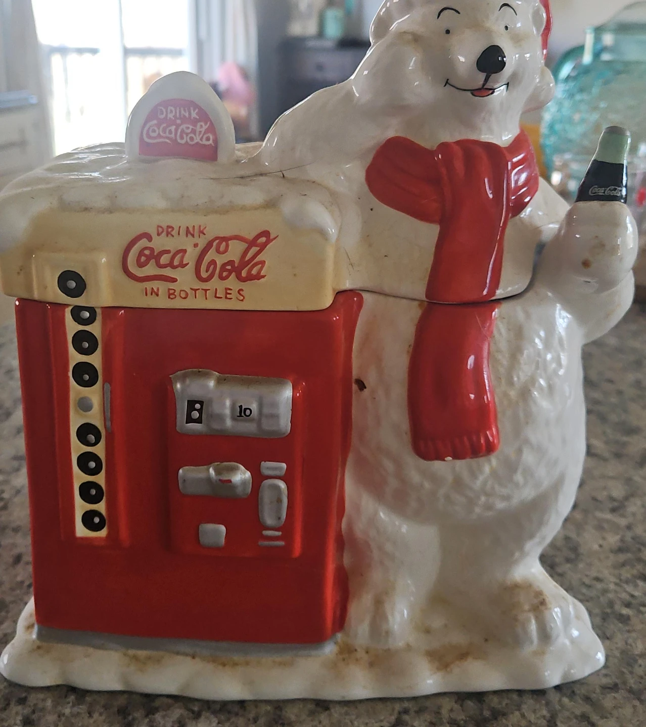 Coca-Cola Polar Bear Cookie Jar