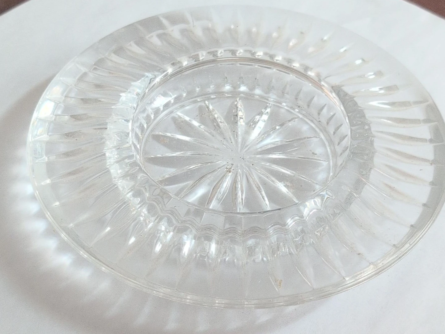 Clear Glass Coaster or Small Dish