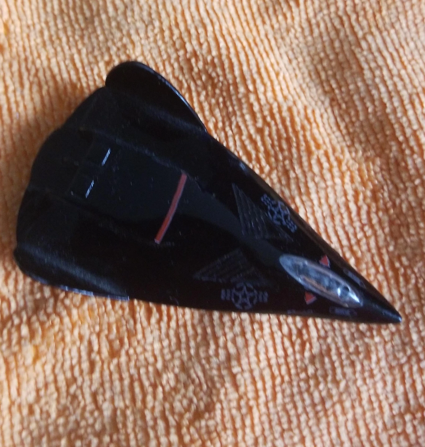 Black Stealth Jet Toy
