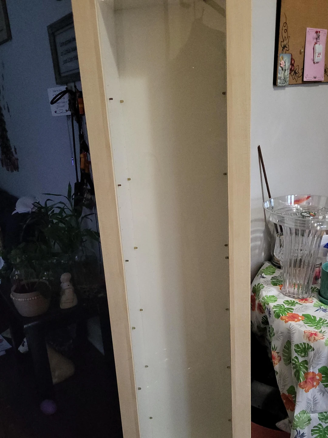 Tall Wooden Shelf Unit