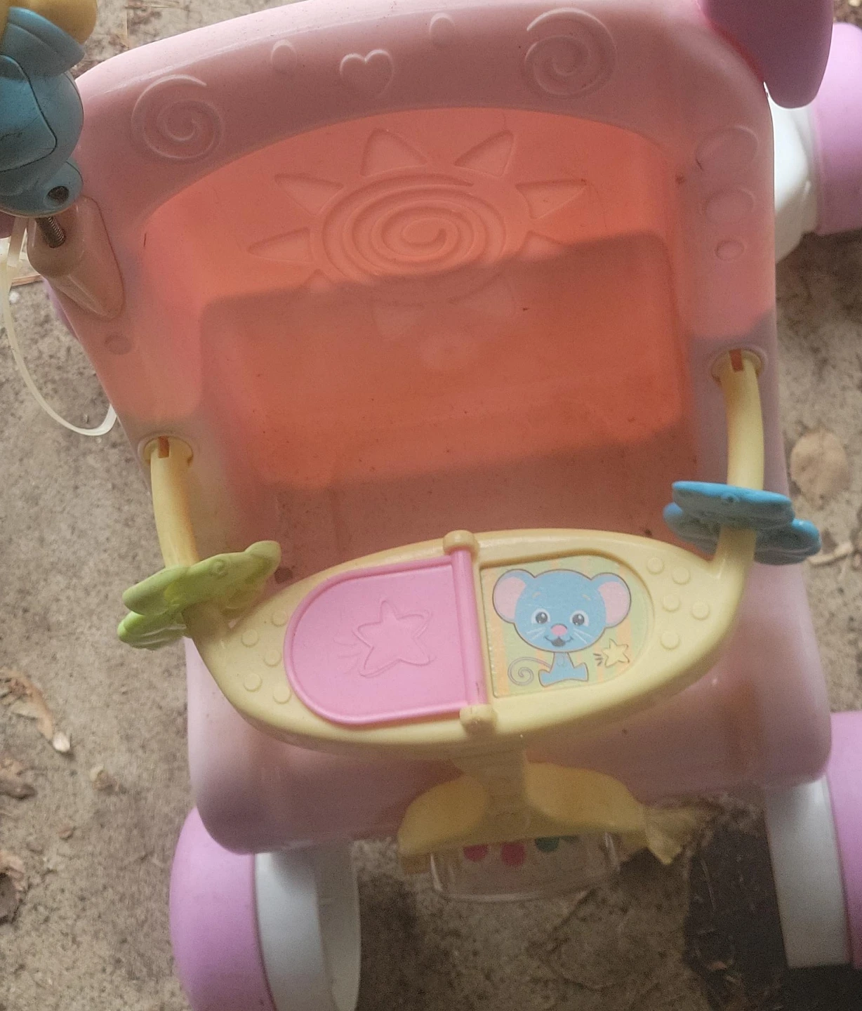 Pink Baby Walker with Toys