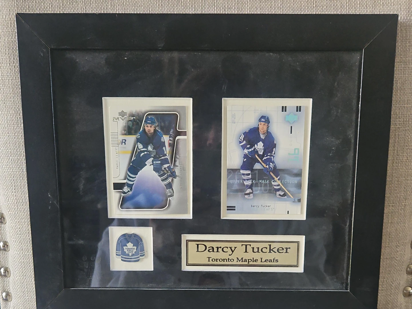 Darcy Tucker Framed Toronto Maple Leafs Hockey Card Display
