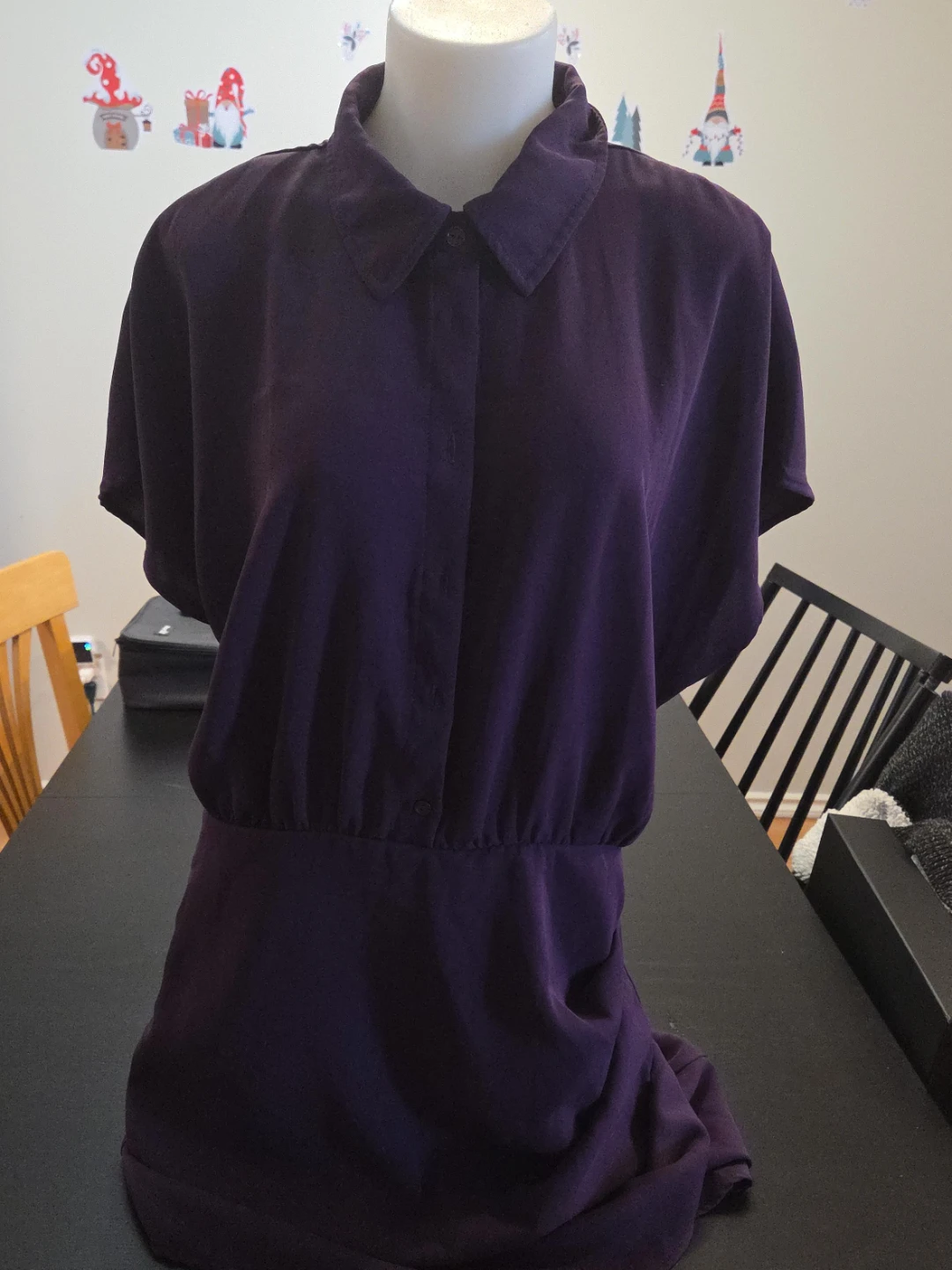 Dynamite Purple Blouse - Size M