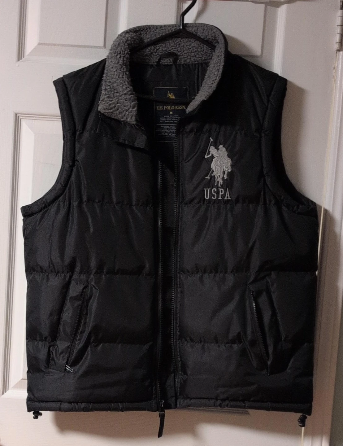 U.S. Polo Assn. Puffer Vest - Black - Medium