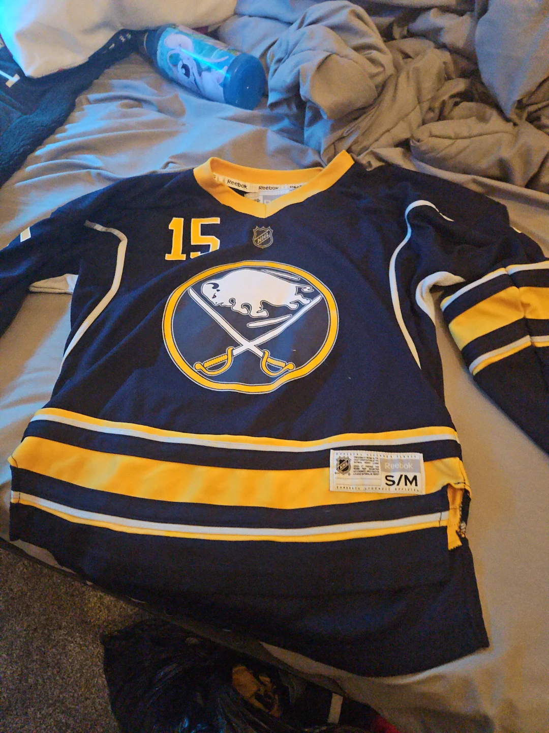 Reebok Buffalo Sabres Eichel #15 Hockey Jersey S/M