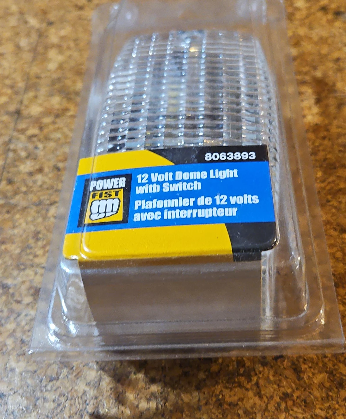 Power Fist 12 Volt Dome Light with Switch