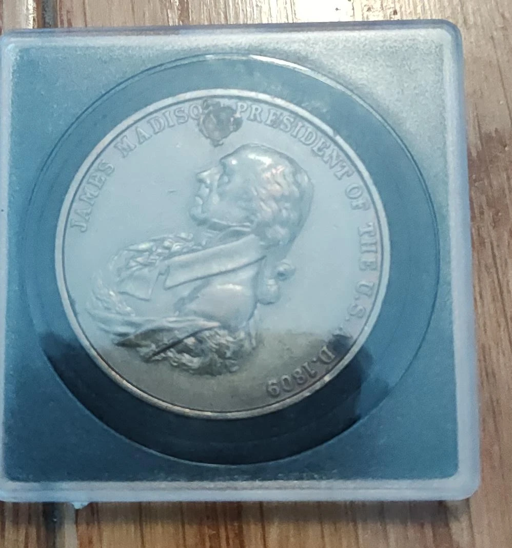 James Madison President of the US Medal D.1809