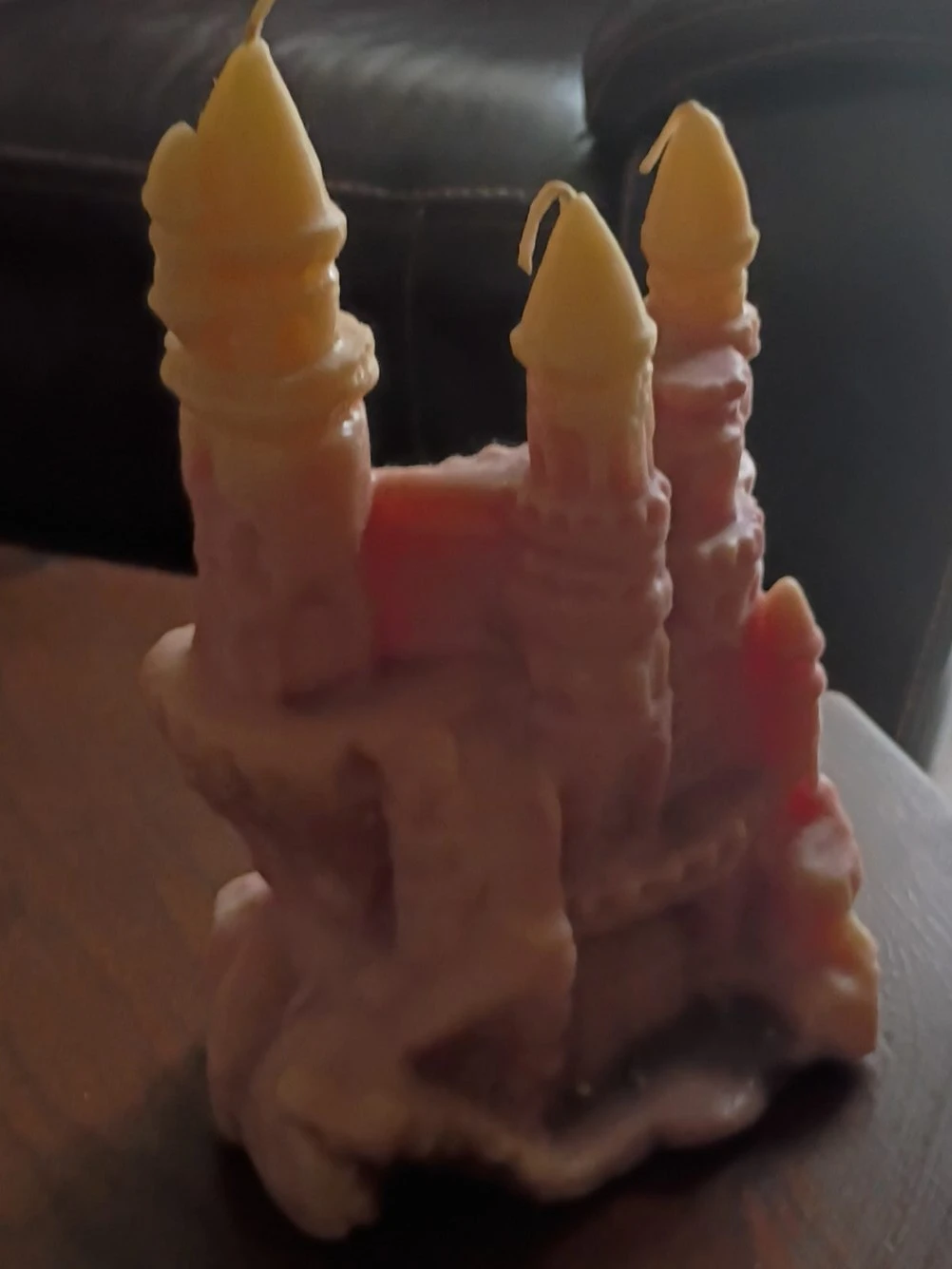 Castle shaped candle