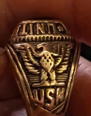 USN United States Navy Ring