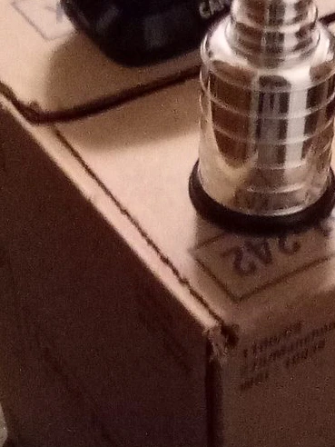 Chrome and Black Bottle Cap
