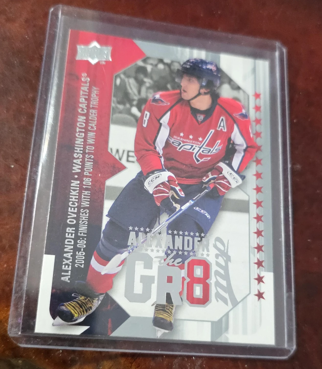 Upper Deck Alexander Ovechkin Hockey Card 2005-06