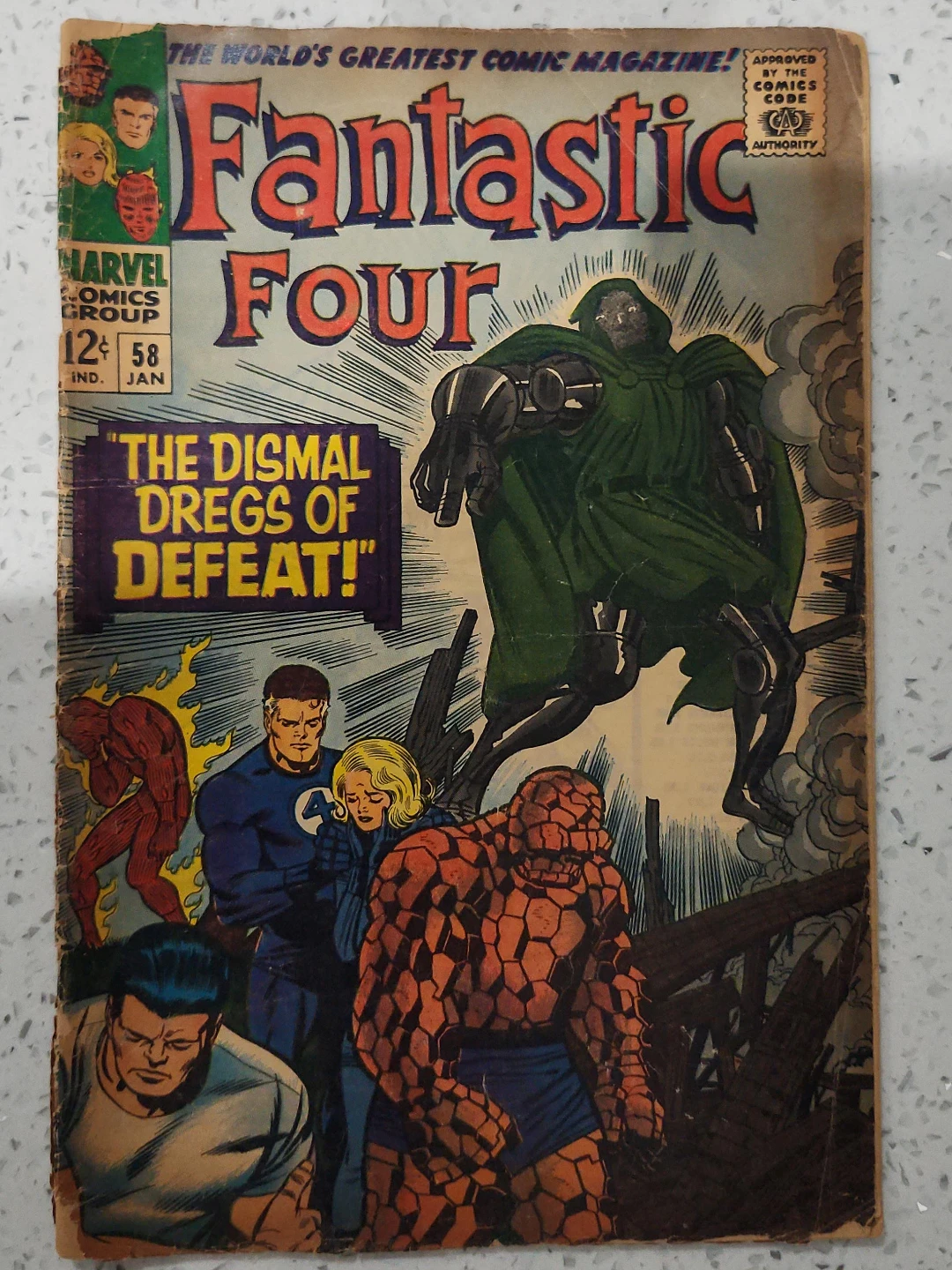 Fantastic Four Comic Book #58