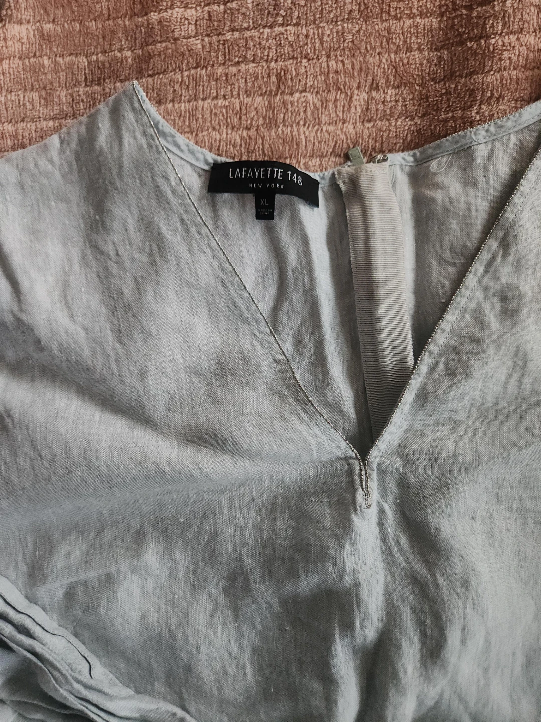 Lafayette 148 New York Linen Blend Dress - XL
