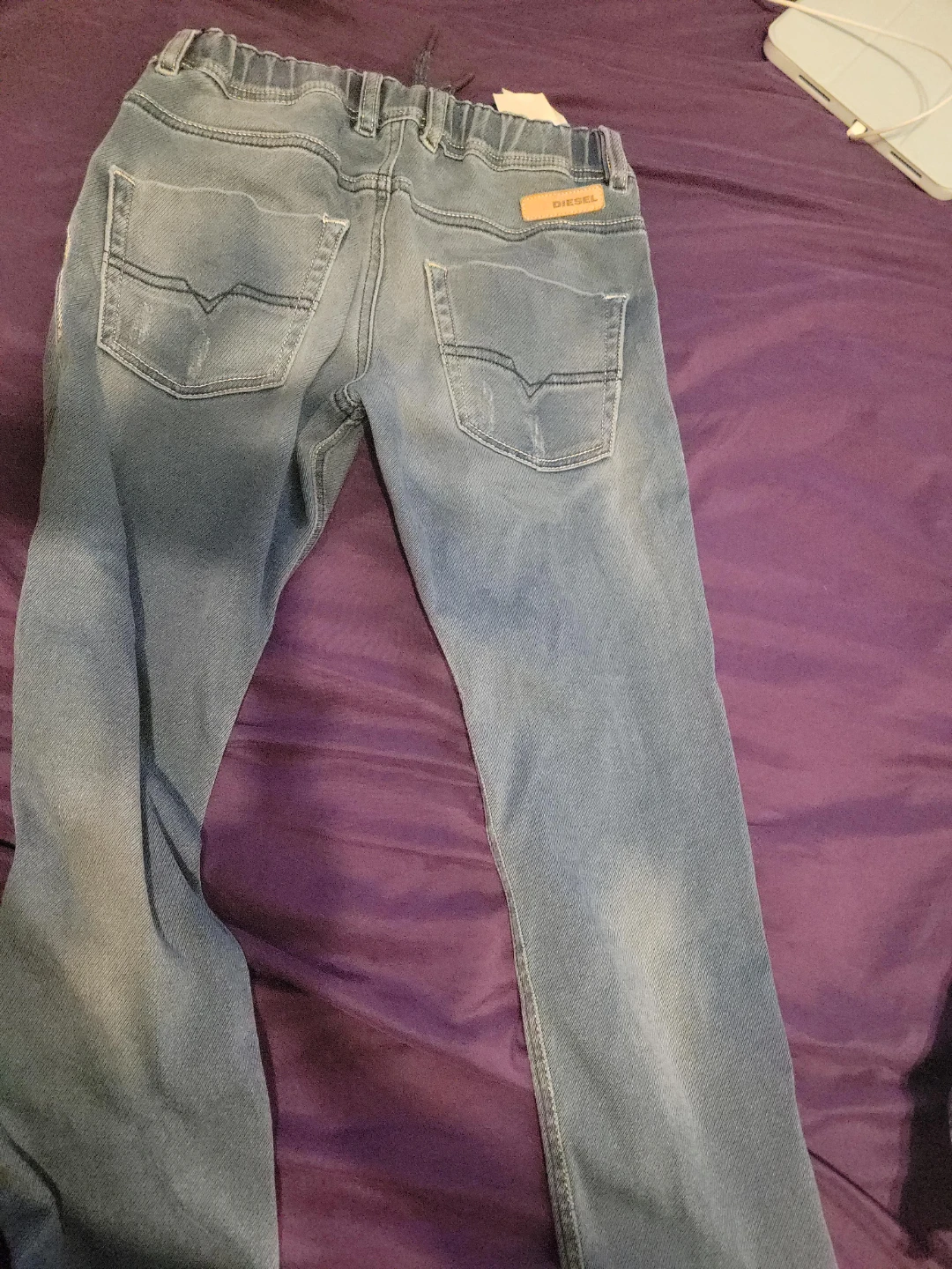 Diesel Kids Light Wash Denim Jeans