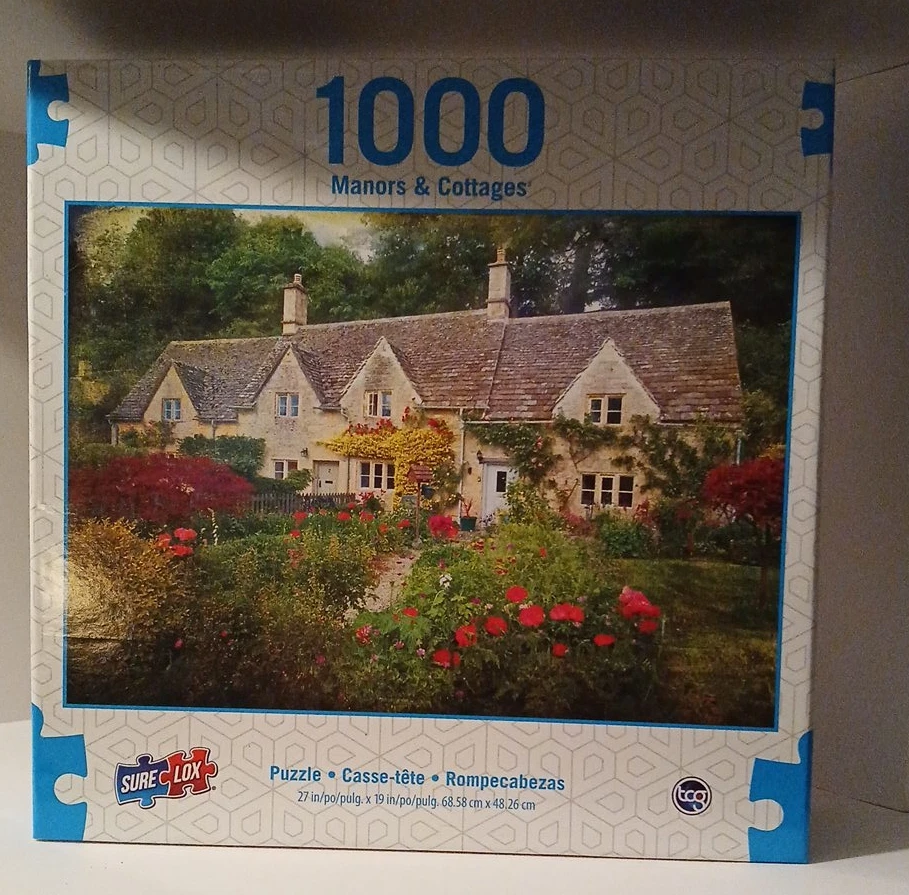 Sure Lox 1000 Piece Puzzle - Manors & Cottages