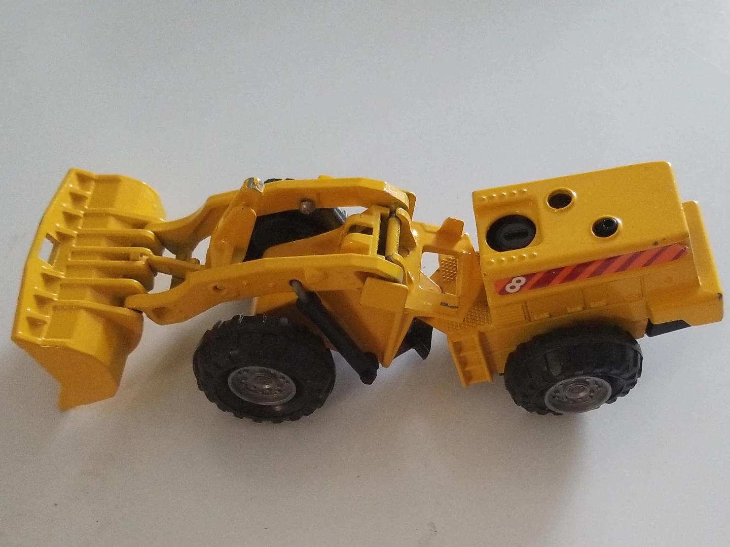 Yellow Toy Front Loader Construction Vehicle