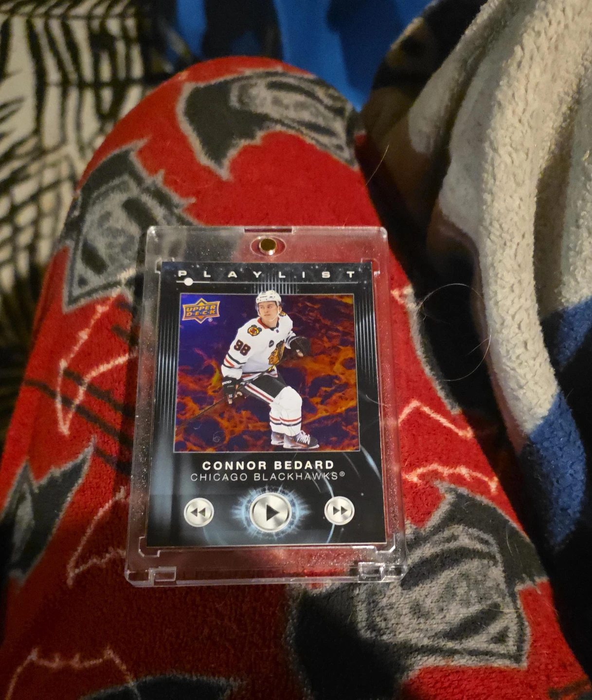Upper Deck Connor Bedard Chicago Blackhawks Hockey Card