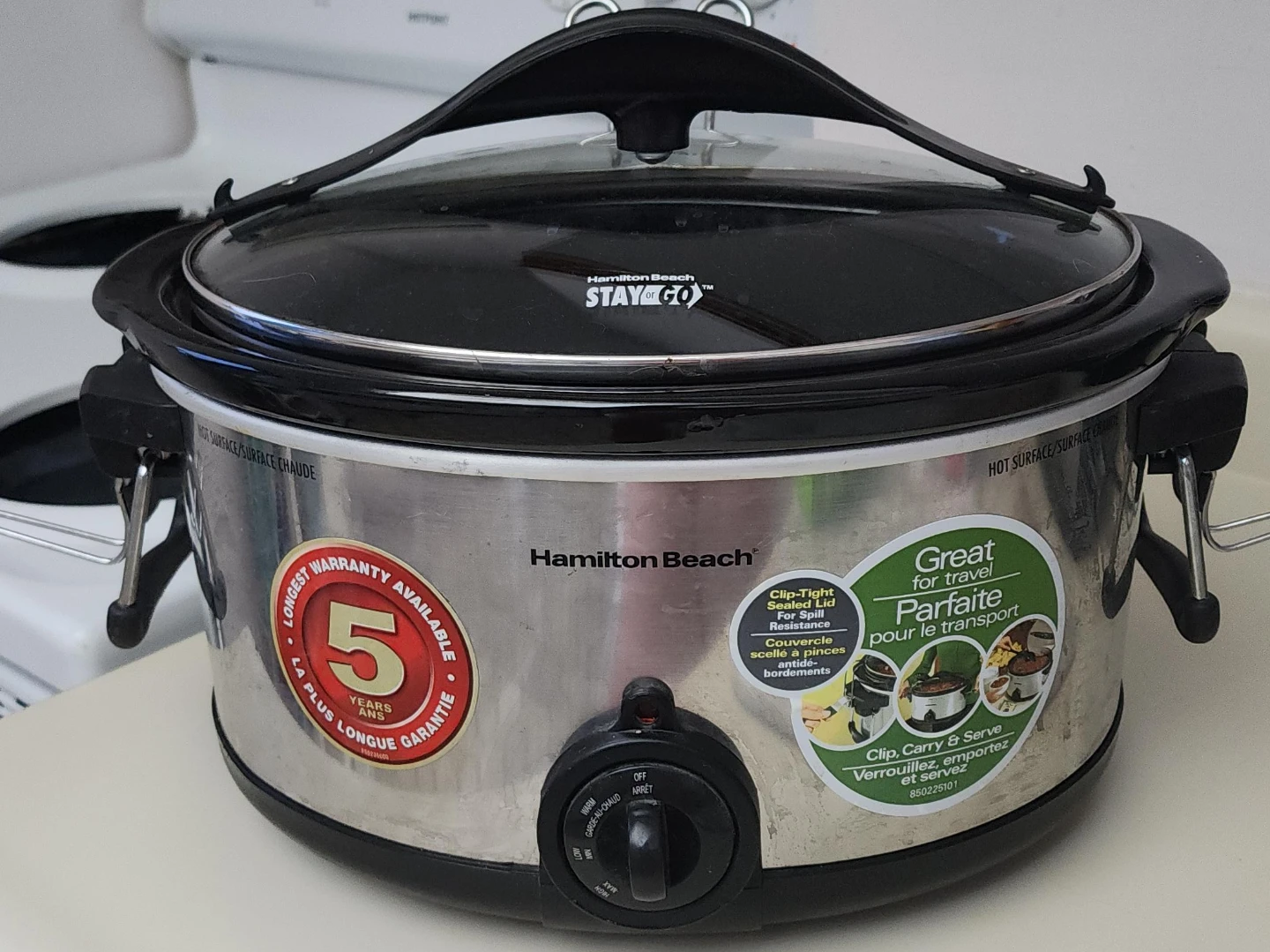 Hamilton Beach Stay & Go Slow Cooker