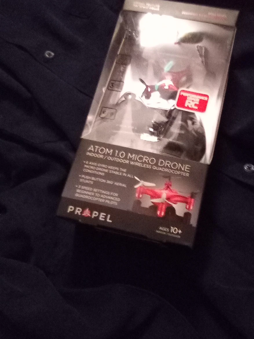 Propel Atom 1.0 Micro Drone Indoor/Outdoor Wireless Quadcopter