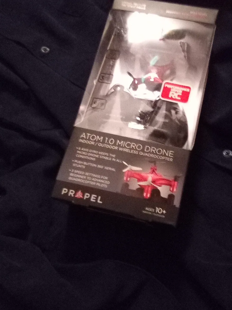 Propel Atom 1.0 Micro Drone Indoor/Outdoor Wireless Quadcopter