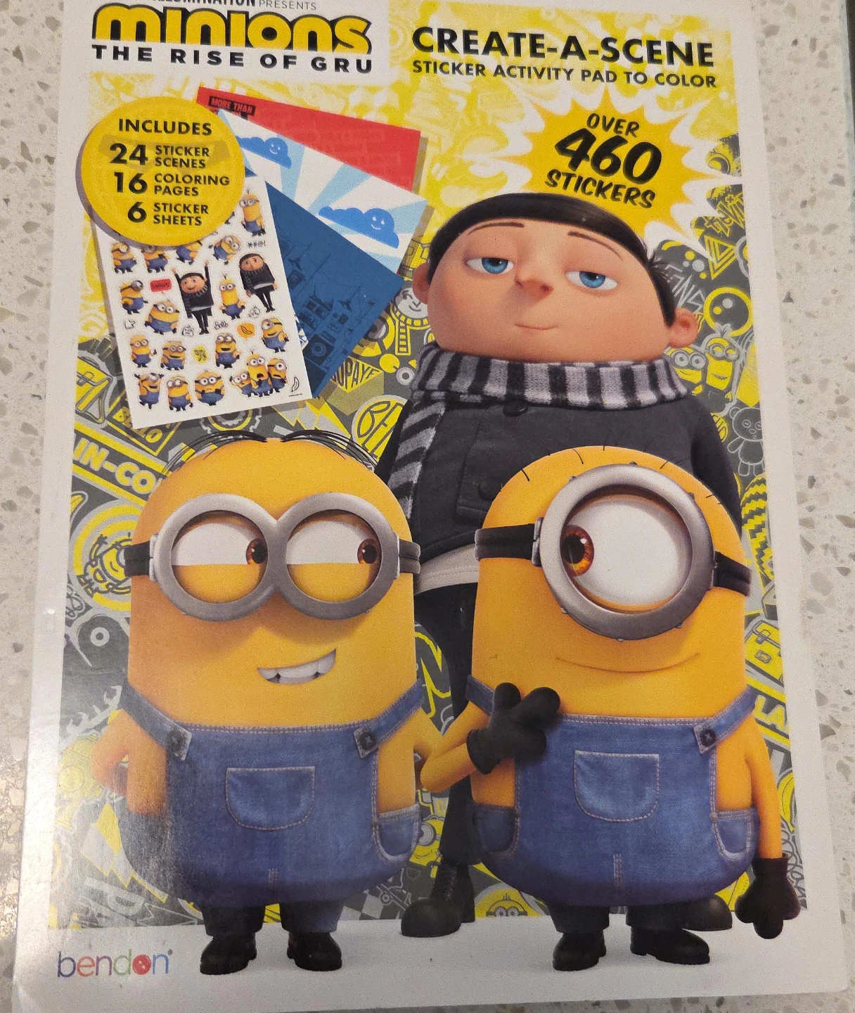 Minions Create-A-Scene Sticker Activity Pad