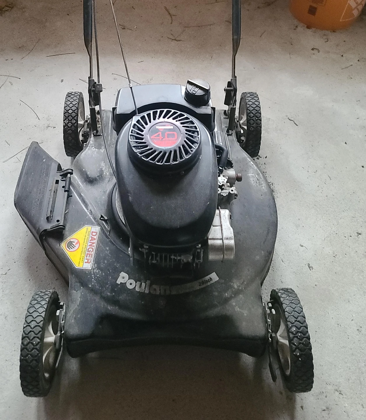 Poulan 20-inch 4.0 HP Gas Lawn Mower