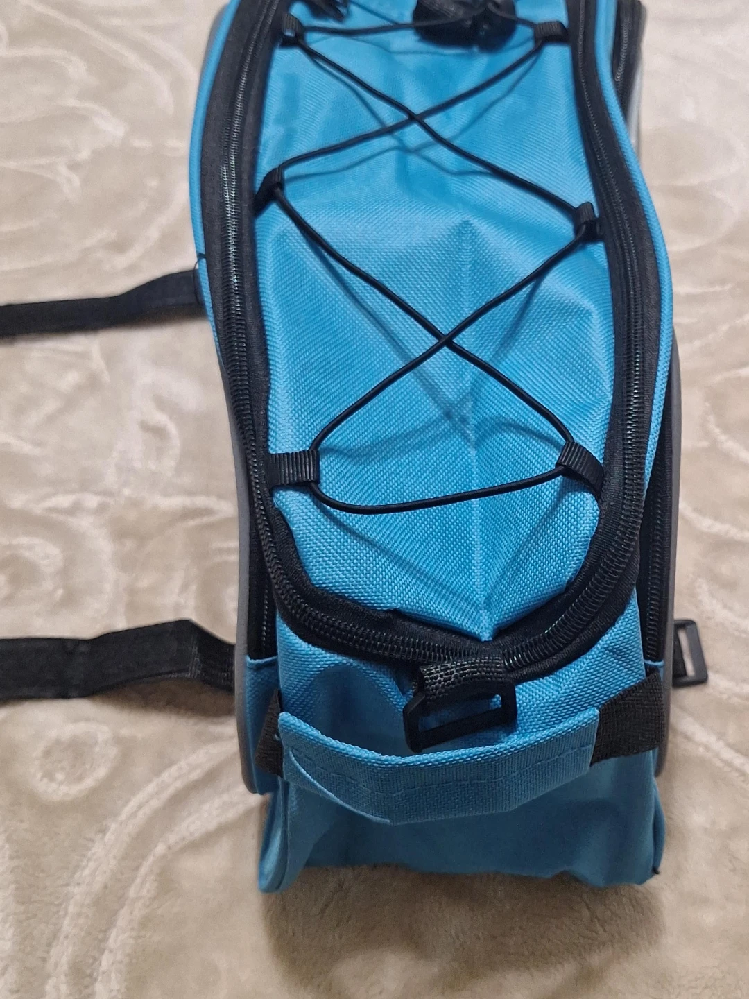 Blue Bicycle Saddle Bag ( 16"W x 6" D x 6 1/2" H)