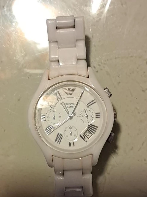 Emporio Armani Ceramic Chronograph Watch