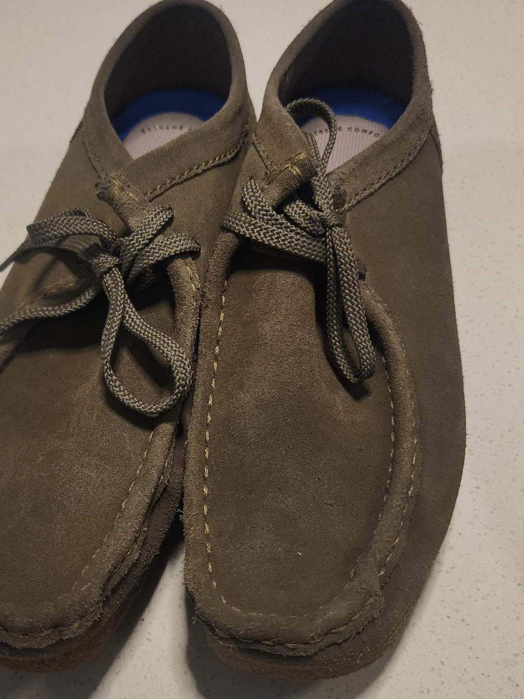 Clarks Wallabee Suede Shoes - Brown