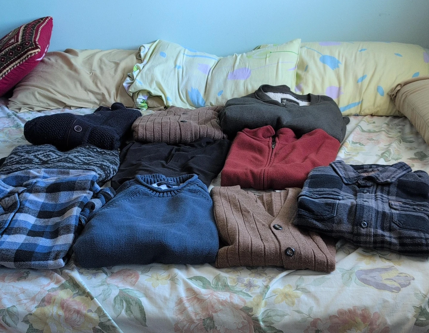 Men's Assorted Sweaters and Shirts $45all
