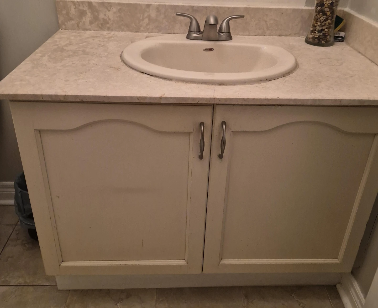 Bathroom Vanity with Sink and Faucet