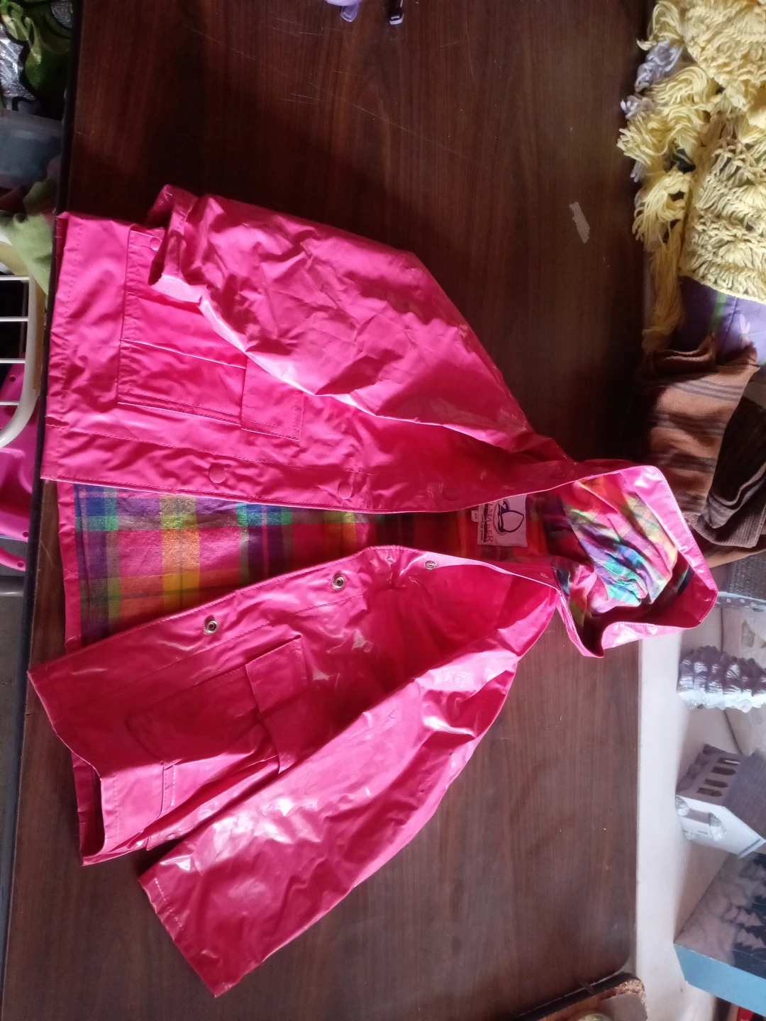 Sailmaker Outerwear Pink Raincoat Size 6X