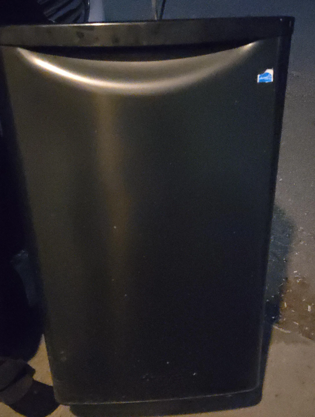 Black danby Mini Fridge