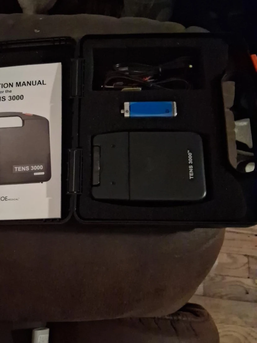 TENS 3000 Unit - Includes Case, Manual, and Accessories