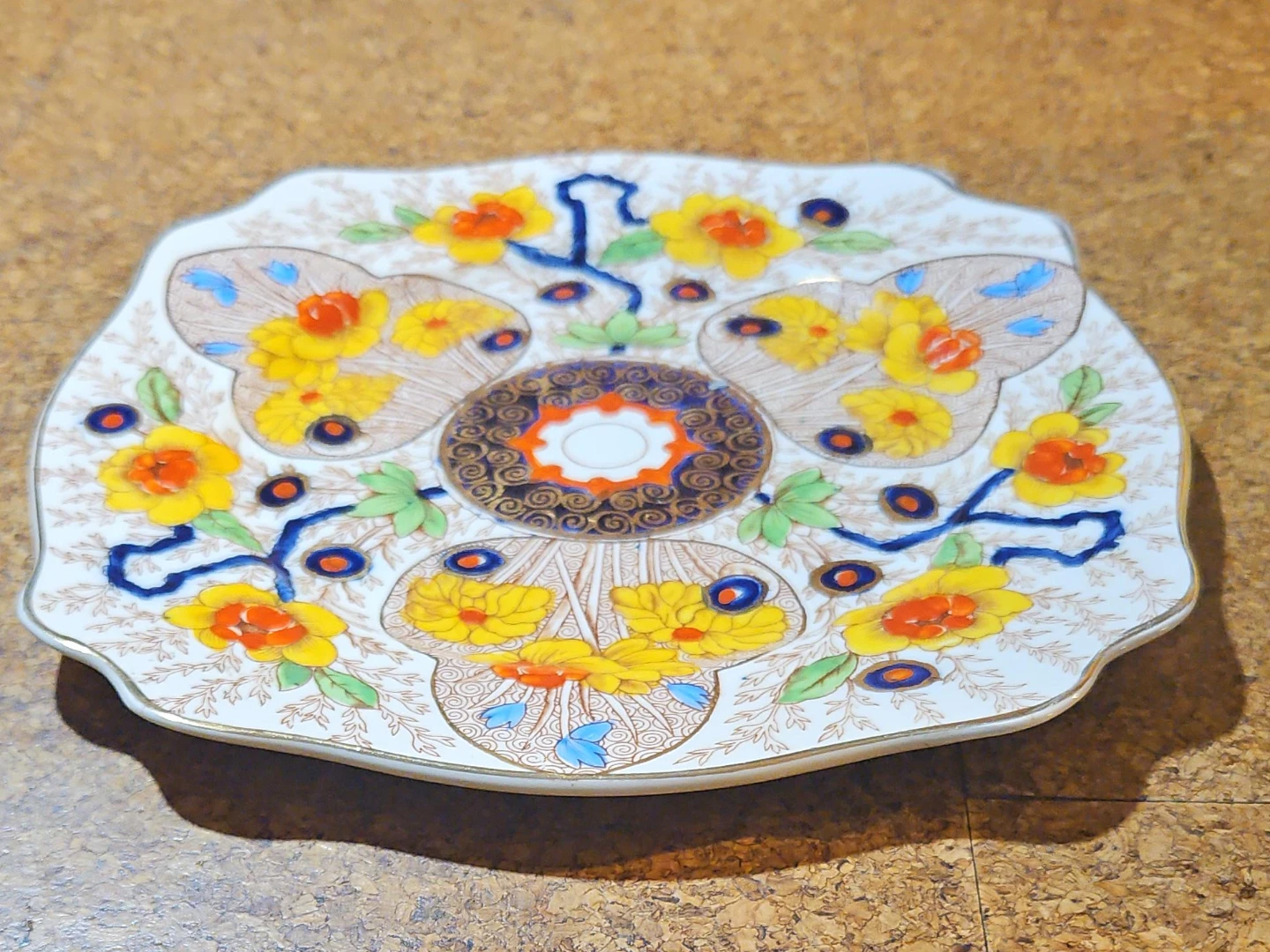 Royal Stafford Floral Butterfly Plate