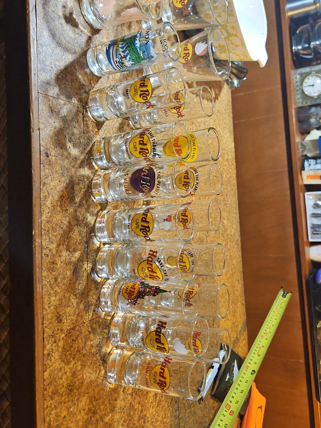 Hard Rock Cafe Shot Glasses - Set of 13