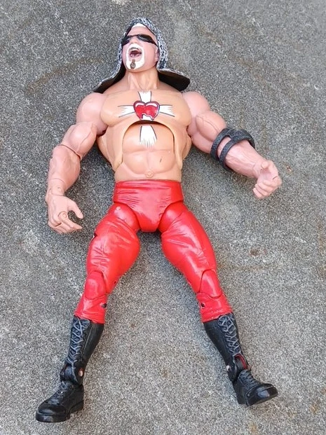 Action Figure Red Pants Wrestling
